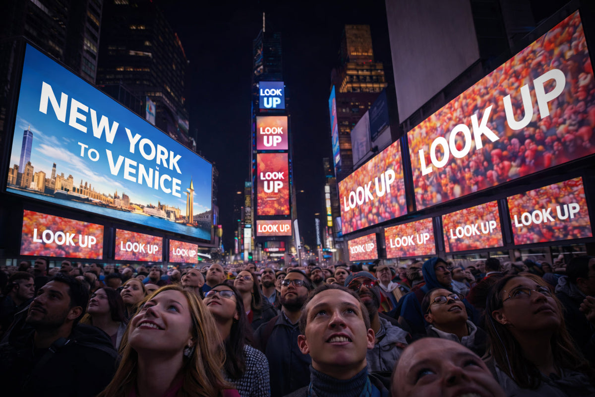 LOOK UP — New York to Venice: original project artwork
